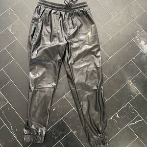 Blank NYC faux leather joggers. Tags removed but never worn.